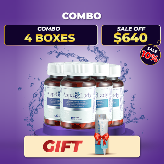 Aspa Lady Female Ginseng Dietary Supplement 4 x 120 Capsules